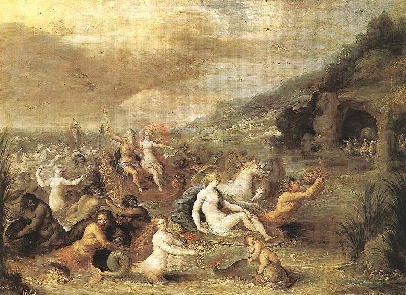 FRANCKEN, Ambrosius Triumph of Amphitrite dfg oil painting image